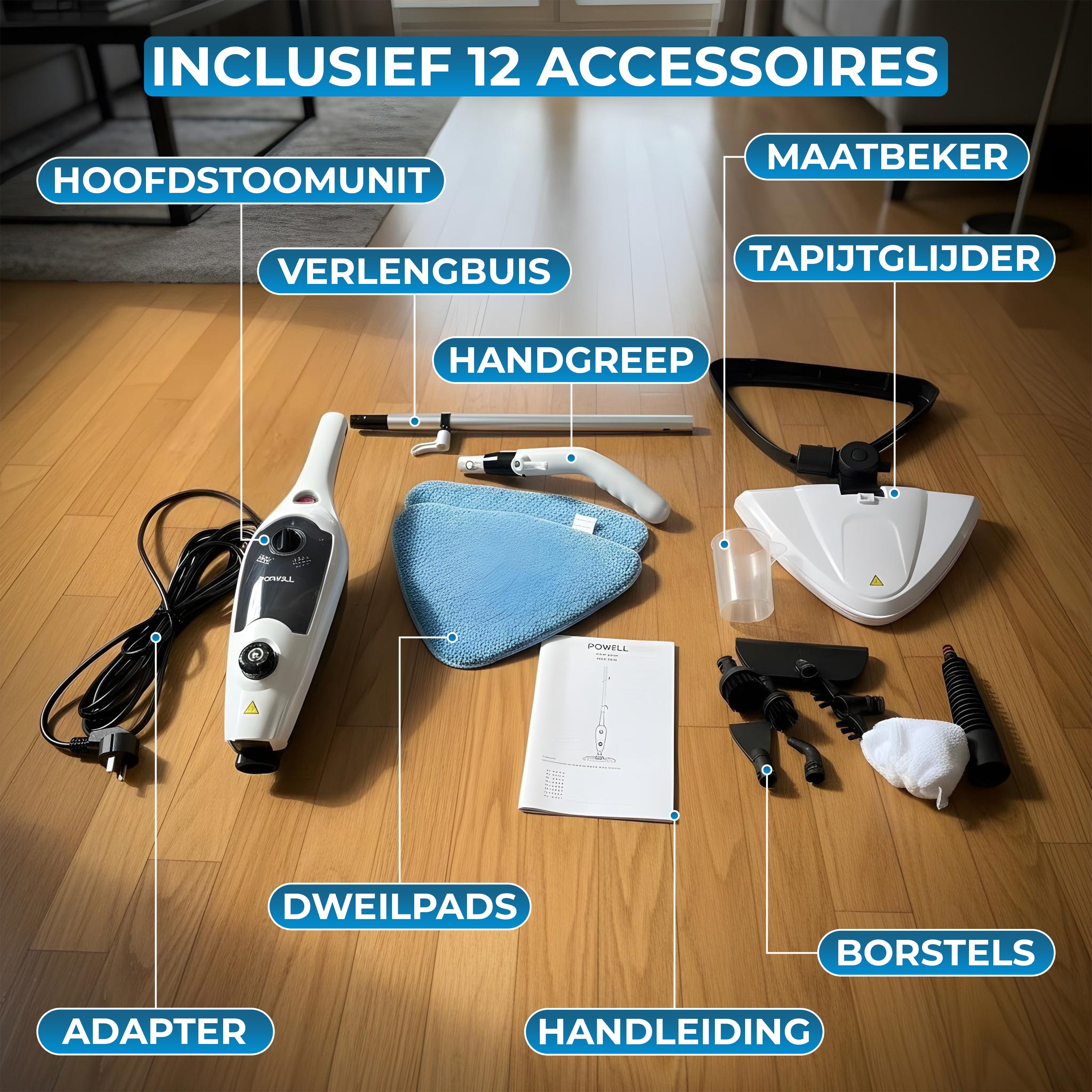 Stoomreiniger 2 in 1